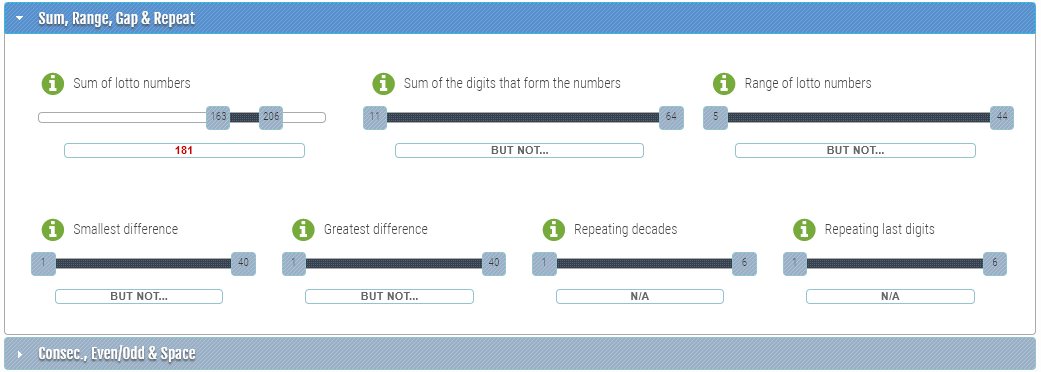 Advanced lottery number generator